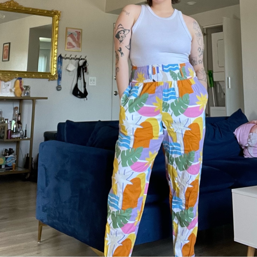 Lucy & Yak Limited Edition Printed Alexa Trousers